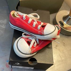 Converse size 9 “Infant” boy shoes